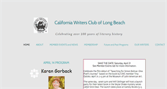Desktop Screenshot of calwriterslongbeach.org